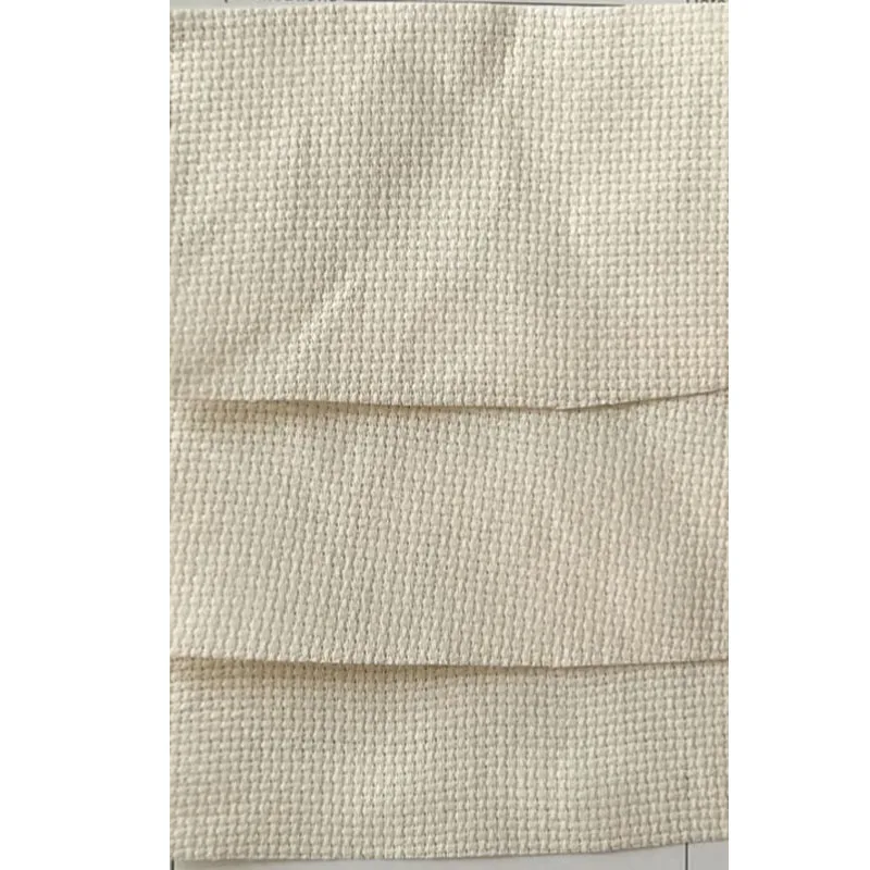 

Embroidery fabric 18ST 18CT cross stitch canvas cloth color 50-50cm cream white