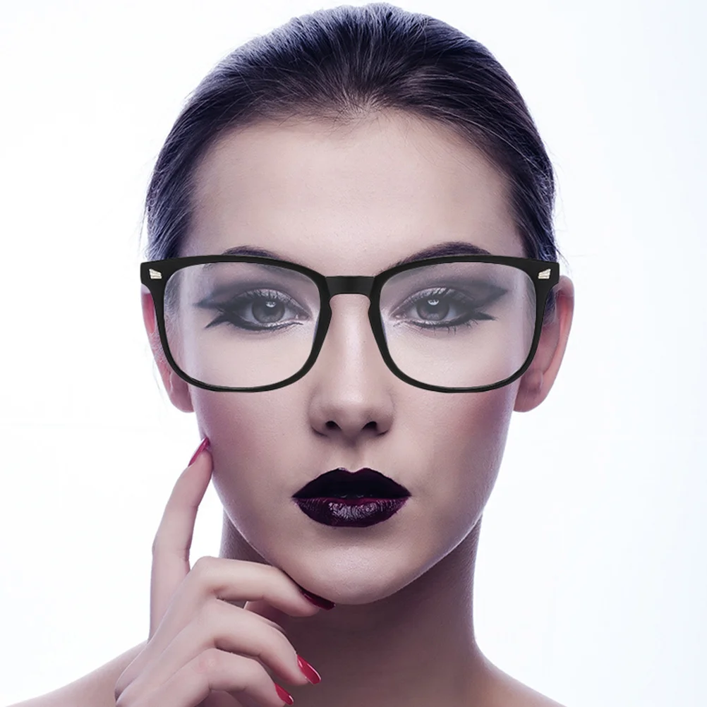 

2Pcs Blue Light Blocking Glasses Retro Square Frame Comfortable Eye Care for Gaming Computer Reading and Watching