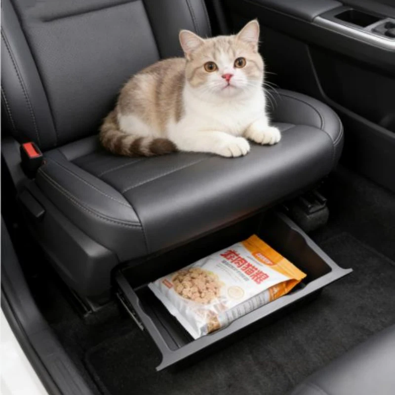 

Car-Specific Storage Box Under The Seat Front And Rear Seat Storage Compartment Hidden Vehicle-Mounted Storage Rack Space Saving