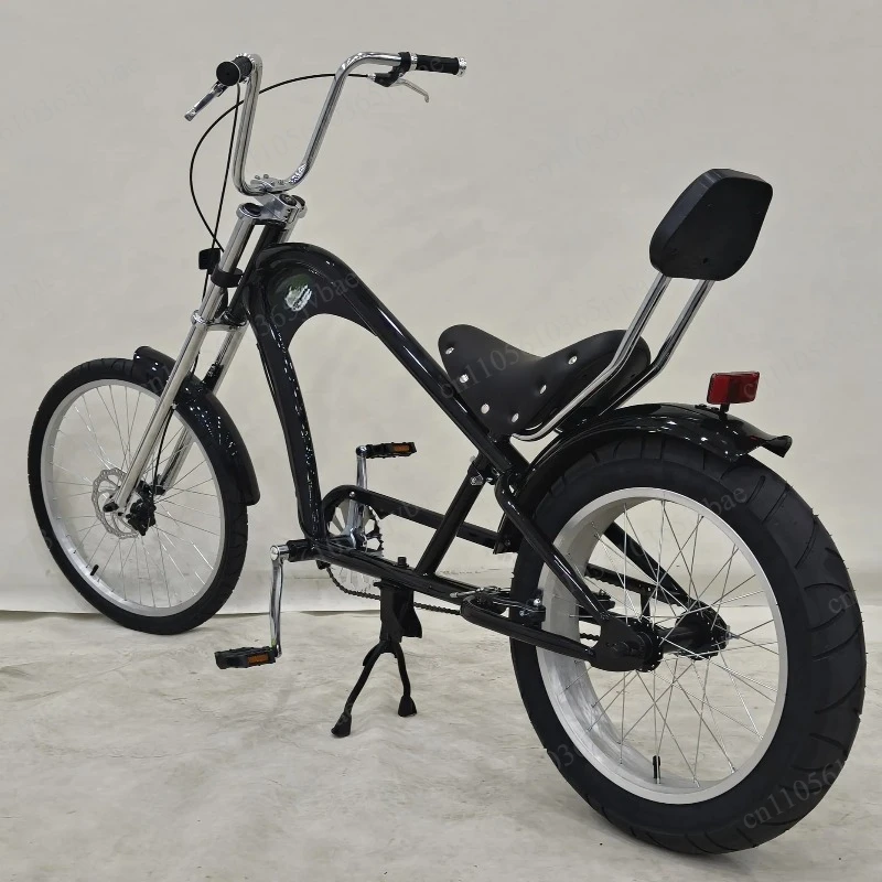 Retro-styled Cruise Bike, Big Fat Tire Design, Daily Riding Vehicle