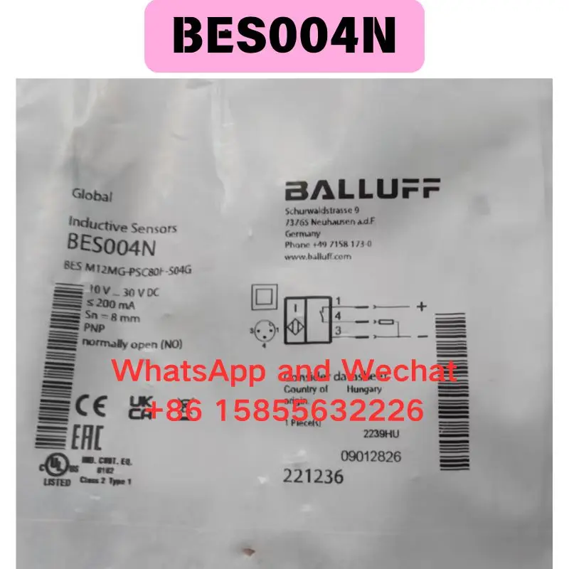 

Brand new original imported BES004N M12MG-PSc80F-S04G sensor