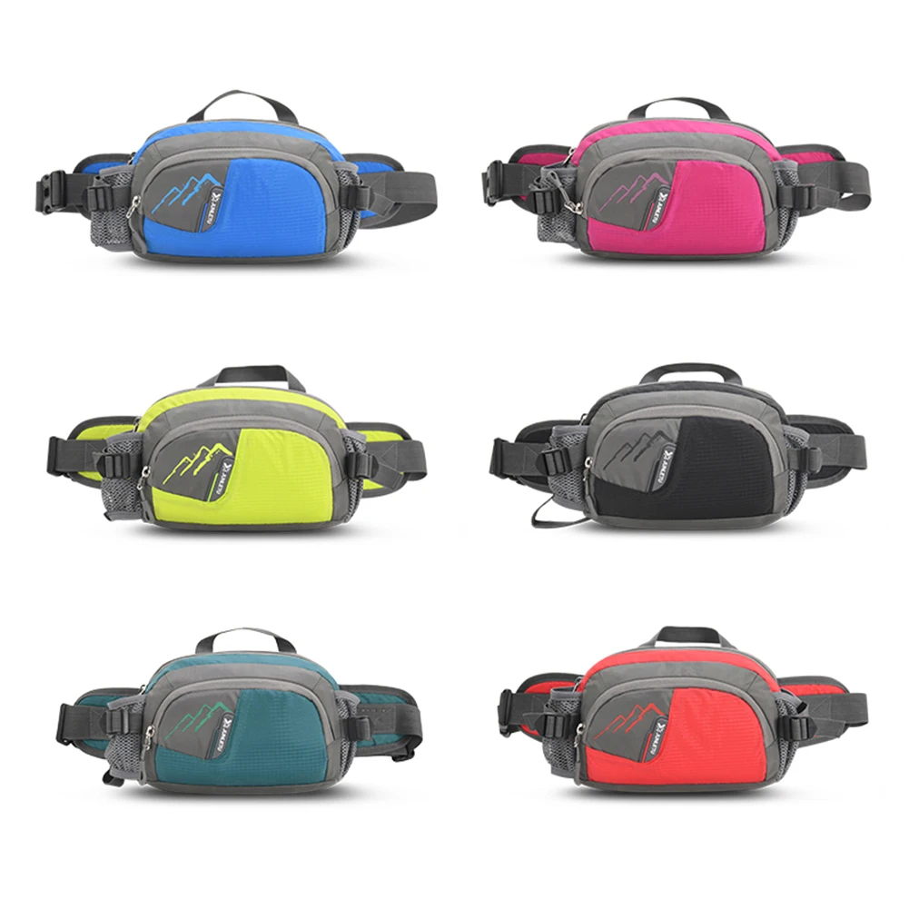 

Fanny Pack Running Belt Purse Sling Waist Pack Nylon with Bottle Holder for Cycling for Running Hiking for Hydration for Jogging