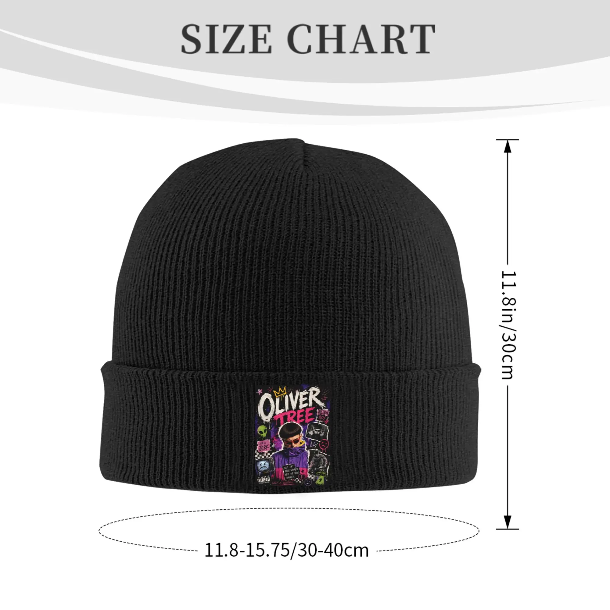 RIP Oliver Tree Memorial Knit Hat Beanies Autumn Winter Hats Warm Unisex  Street  Caps for Men Women Gift,