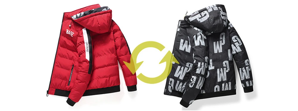 DIMUSI Winter Men Padding Jacket Fashion