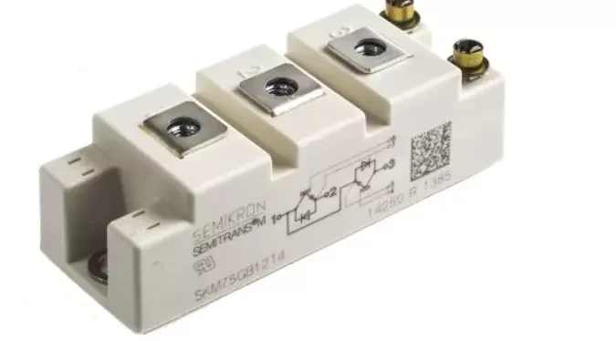 SKM75GB128D Semikron Dual IGBT Power Module 75A 1200V Transistor