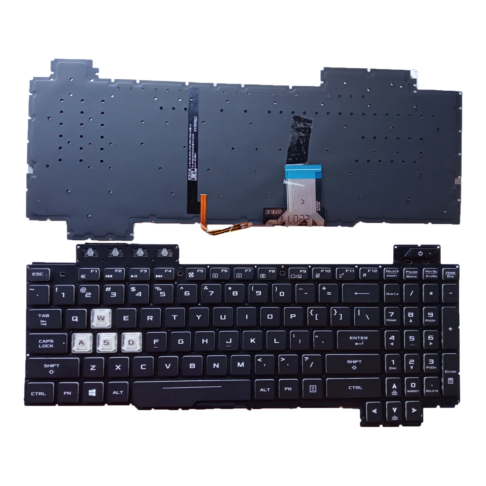 For ASUS TUF Gaming FX705D FX705G FX705A FX705DD US Keyboard Backlit