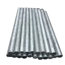 Length 100-300mm Zinc Rod DIY Metal High Purity Zn 99.5% Ingot Round Bar Anode Electroplating Diameter 3-30mm Customizable