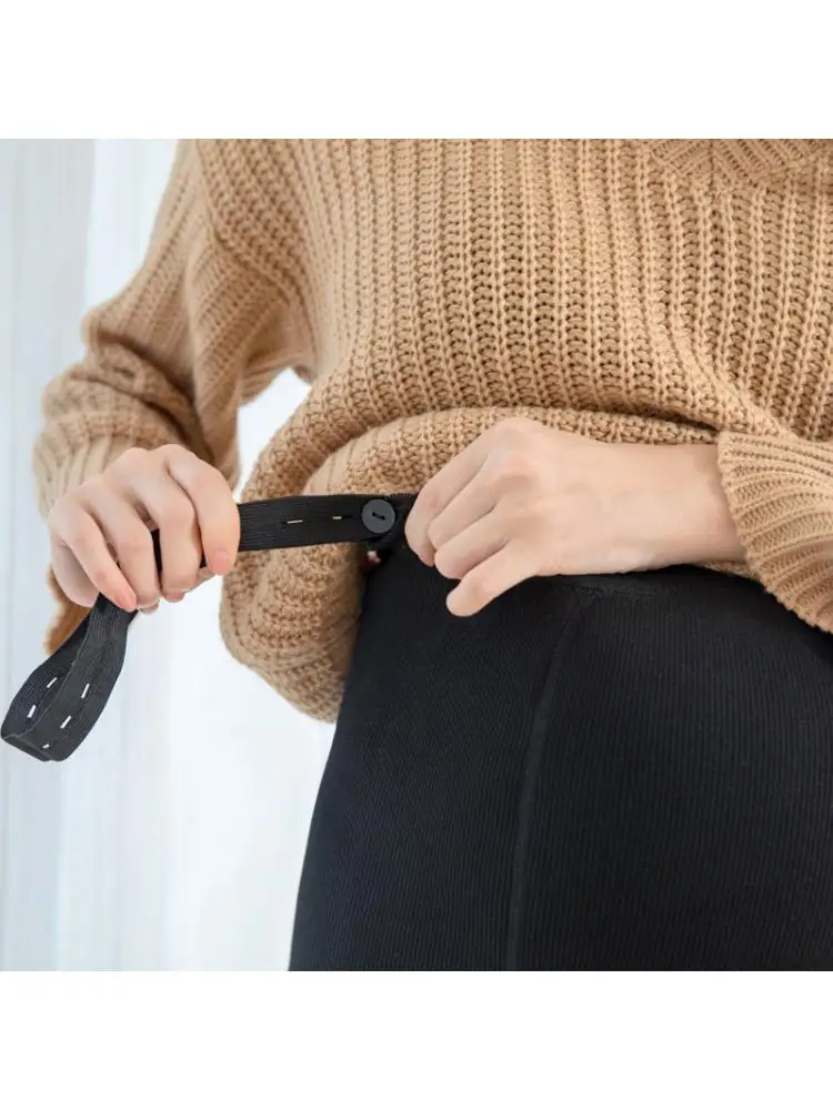 Pregnant Women Leggings Three Thicknesses 180g 280g Vertical Stripe Autumn Winter Thick Cotton Pantyhose Adjustable Belly piece