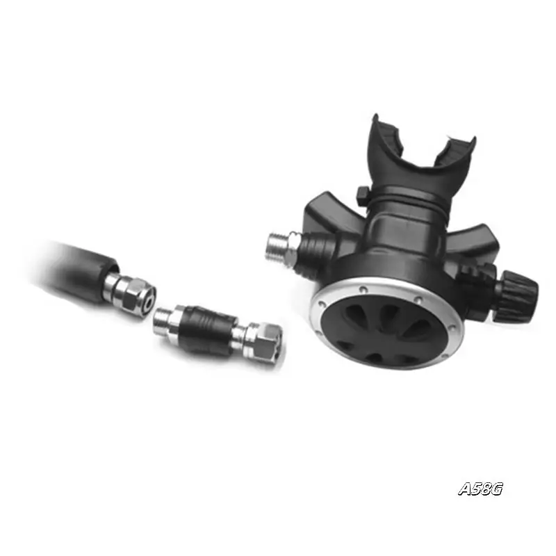 

3X Scuba Diving Regulator Adaptor 9/16 Thread Connector With On Off Switch BCD Valve Medium Pressure Replacement,Style C