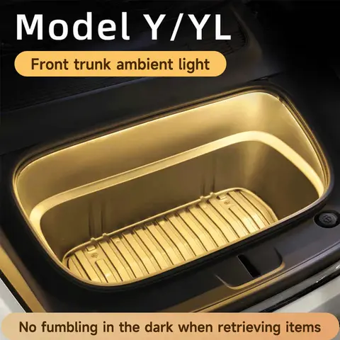 Frunk Light Strip for Tesla Model Y/YL Juniper Front Trunk LED Interior Ambient Lighting Decorative Camping Light Accessories