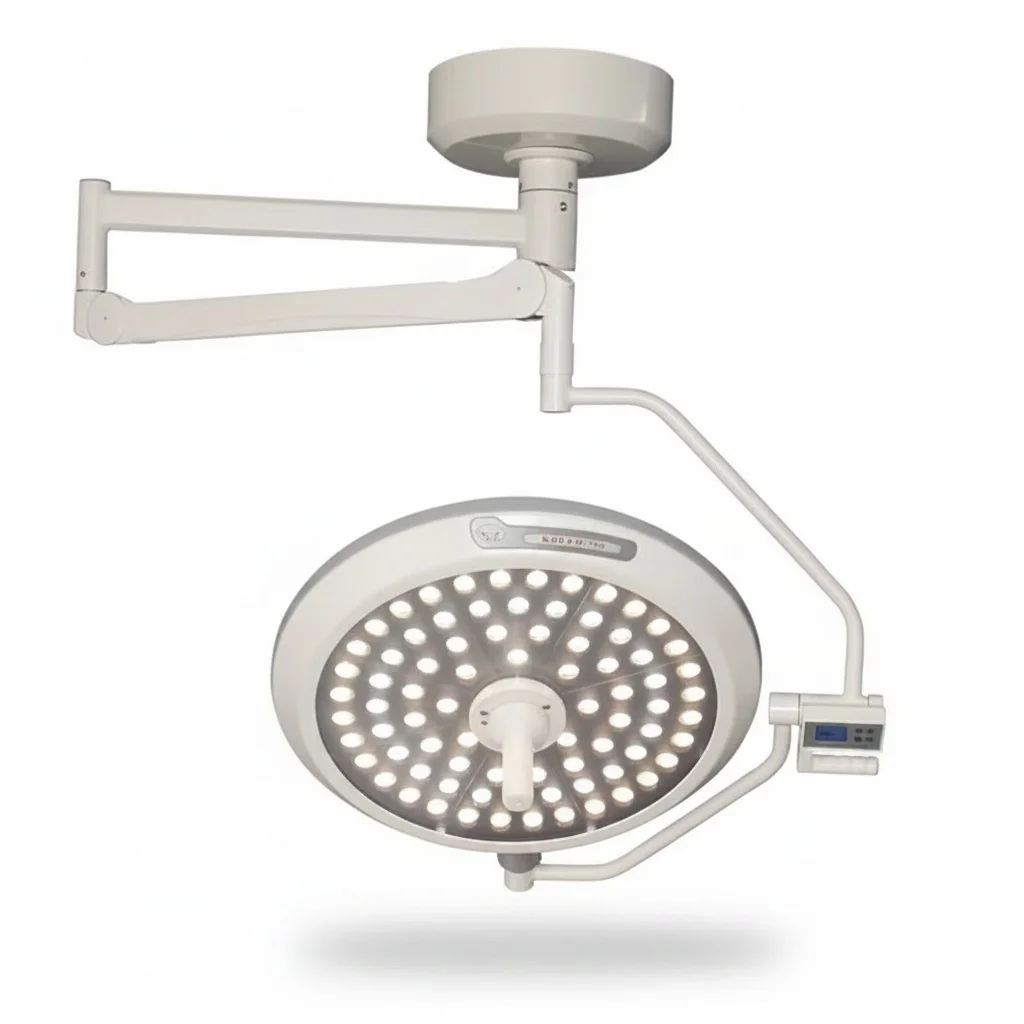 

Surgical Shadowless Lamp with 360° Flexible Arm, Operating Theatre LED Light, 120cm Depth, Clinical Examination Light