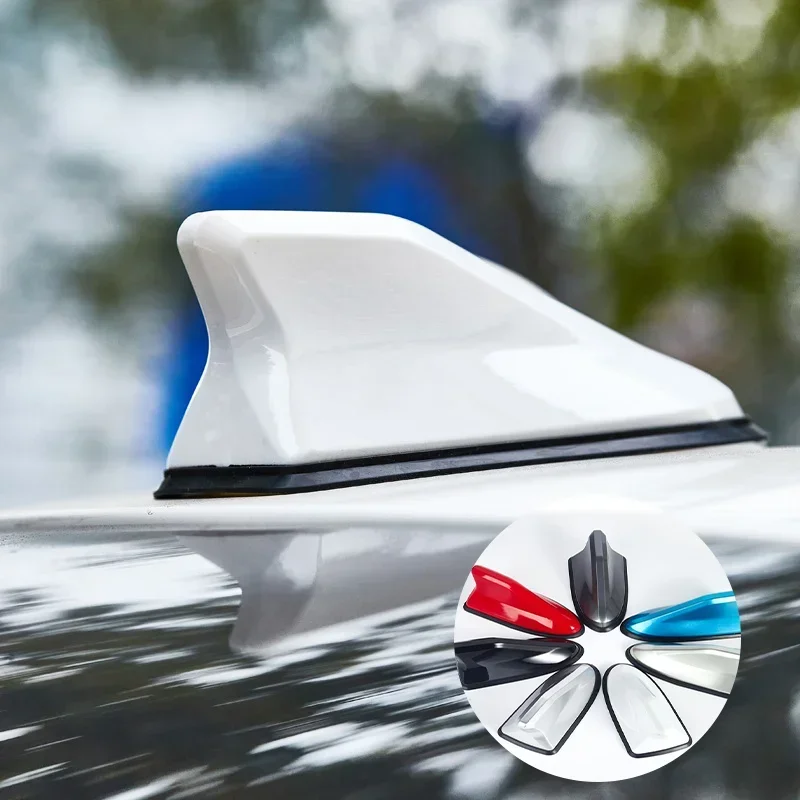 سيارة زعانف القرش هوائي غطاء قاعدة استبدال راديو إشارة هوائيات سقف الملحقات الخارجية الديكور