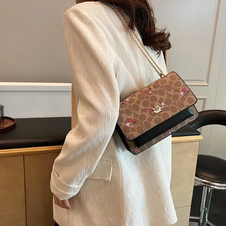 

Luxury Minimalist Messenger Bag Solid Color Crossbody Purse Women's Designer Paris Fashion Shopper