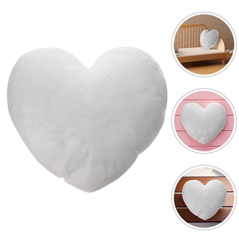 

Lovely Heart Pillow Throw Pillows for Couch Soft Stuffers Valentines White Decorative