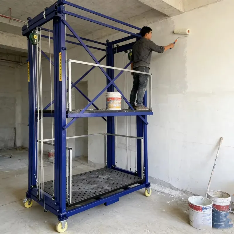 

Mobile Steel Material Electric Scaffolding Lift Platform for Construction