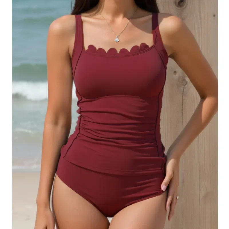 Summer Swimsuits Tankini Set Female Swimwear Push Up For Beach Swimming Wear Two-Piece Bathing Suits Pool Women's Swimming Suit