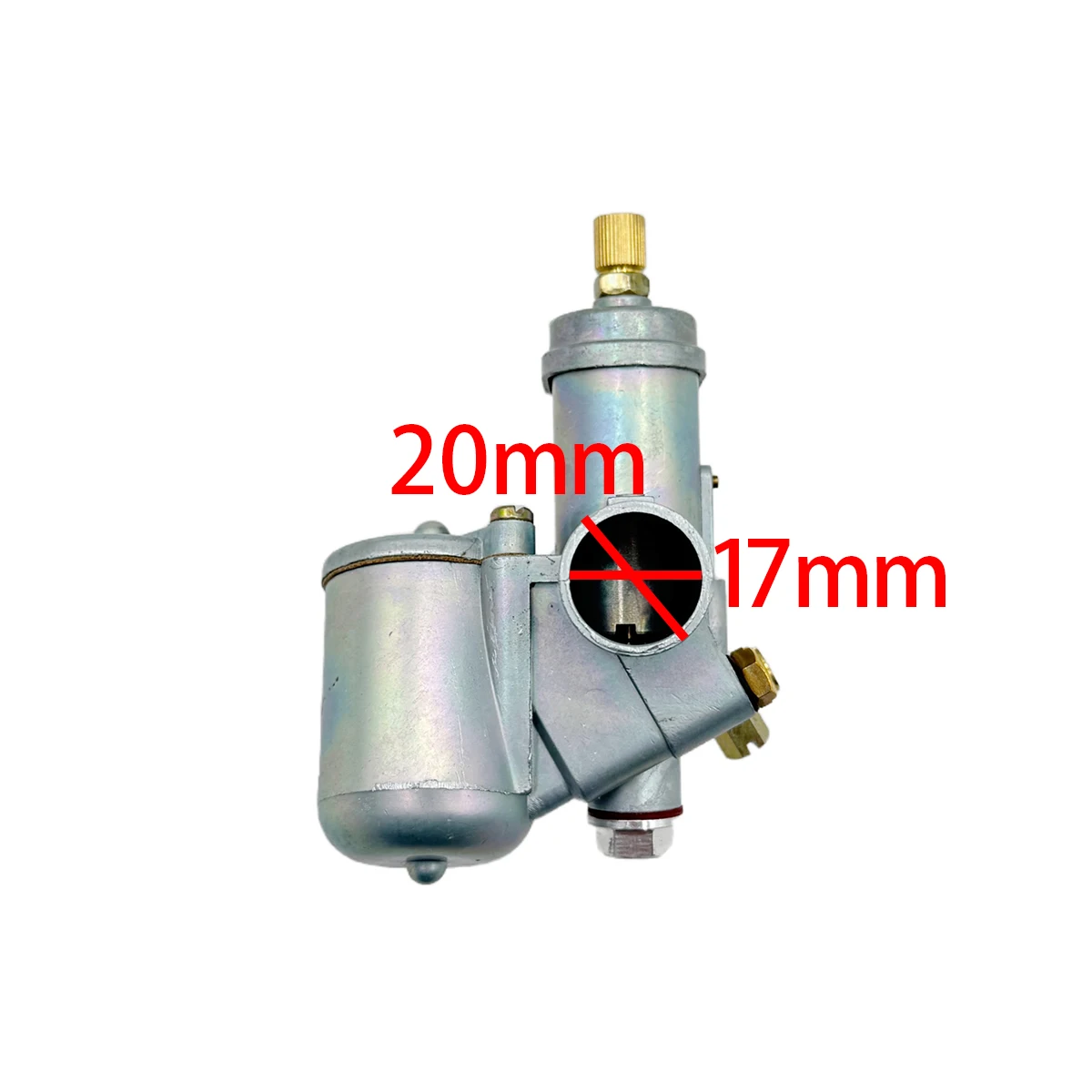 

Карбюратор 1/17/77 17 мм для мопеда Zundapp C50 Sport Super Combinette Typ 517 для Bing Type SSI 1/17/77 Vergaser