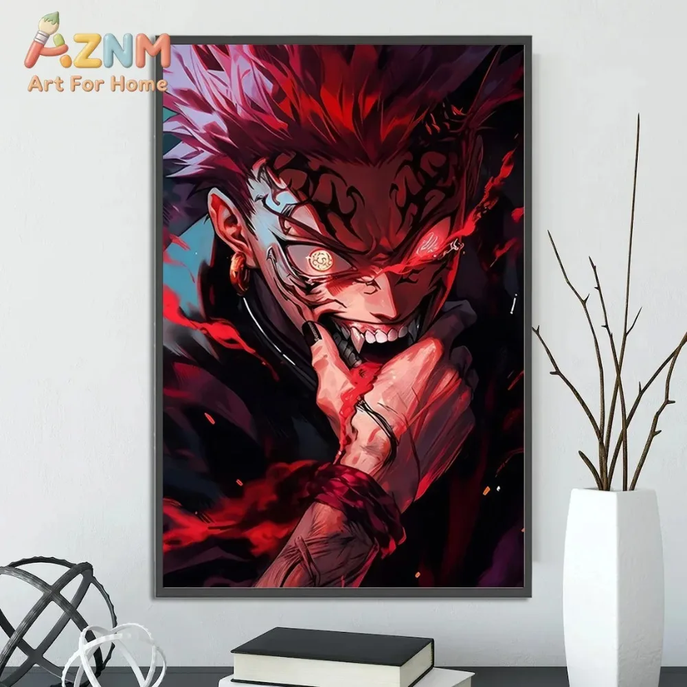 

1 шт. японский аниме-постер с изображением Jujutsu Kaisen для декора гостиной, спальни или комнаты.