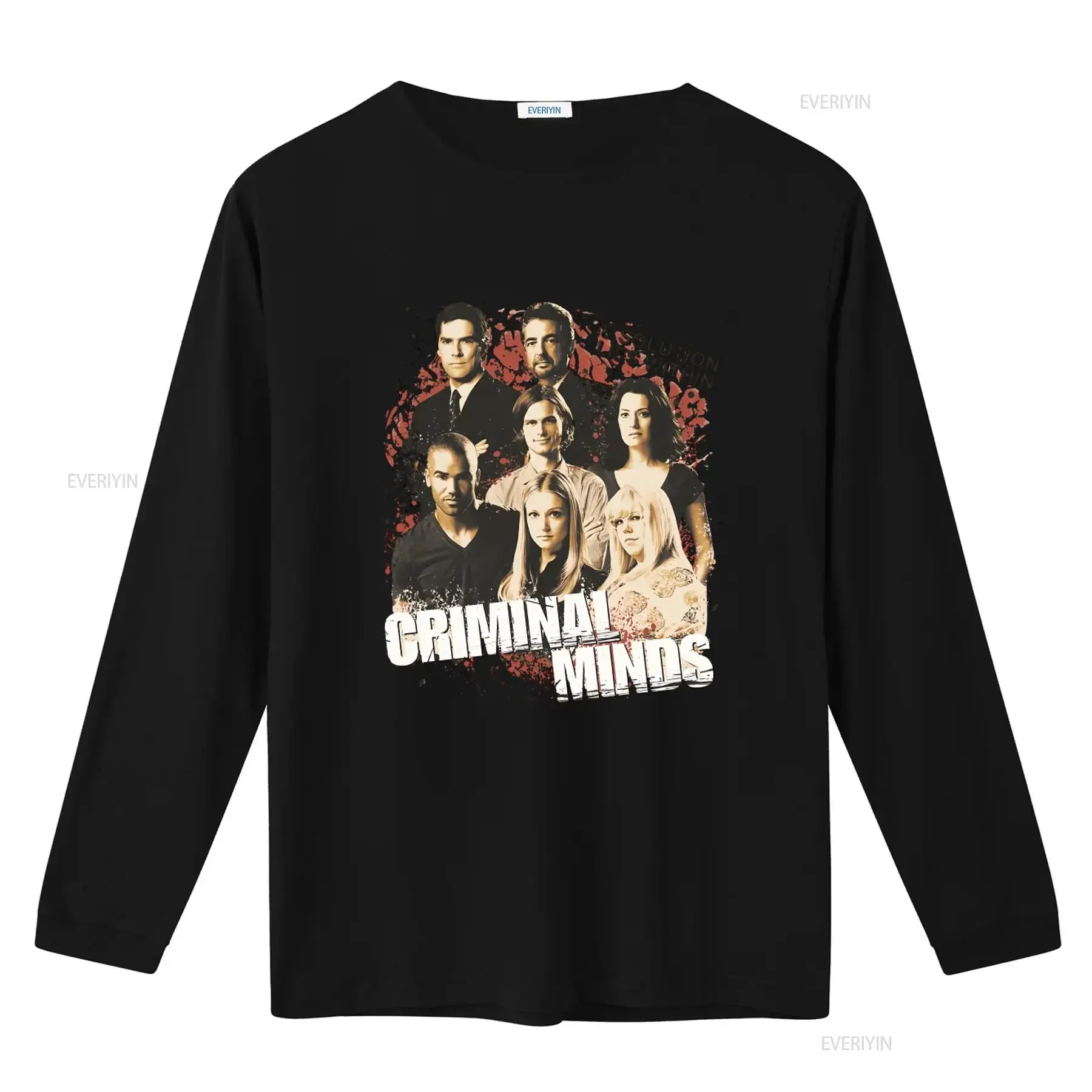 Criminal Minds Solution Lies Within Licensed Adult T Shirt TV Show Cast Print Design vintage Washed fashion Breathable Casual