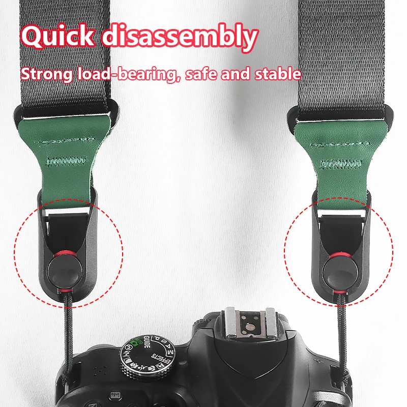 Camera Strap Nylon Adjustable Shoulder Neck Belt Quick Release Sling for Nikon Canon SLR DSLR Digital Camera Convenient Shoot