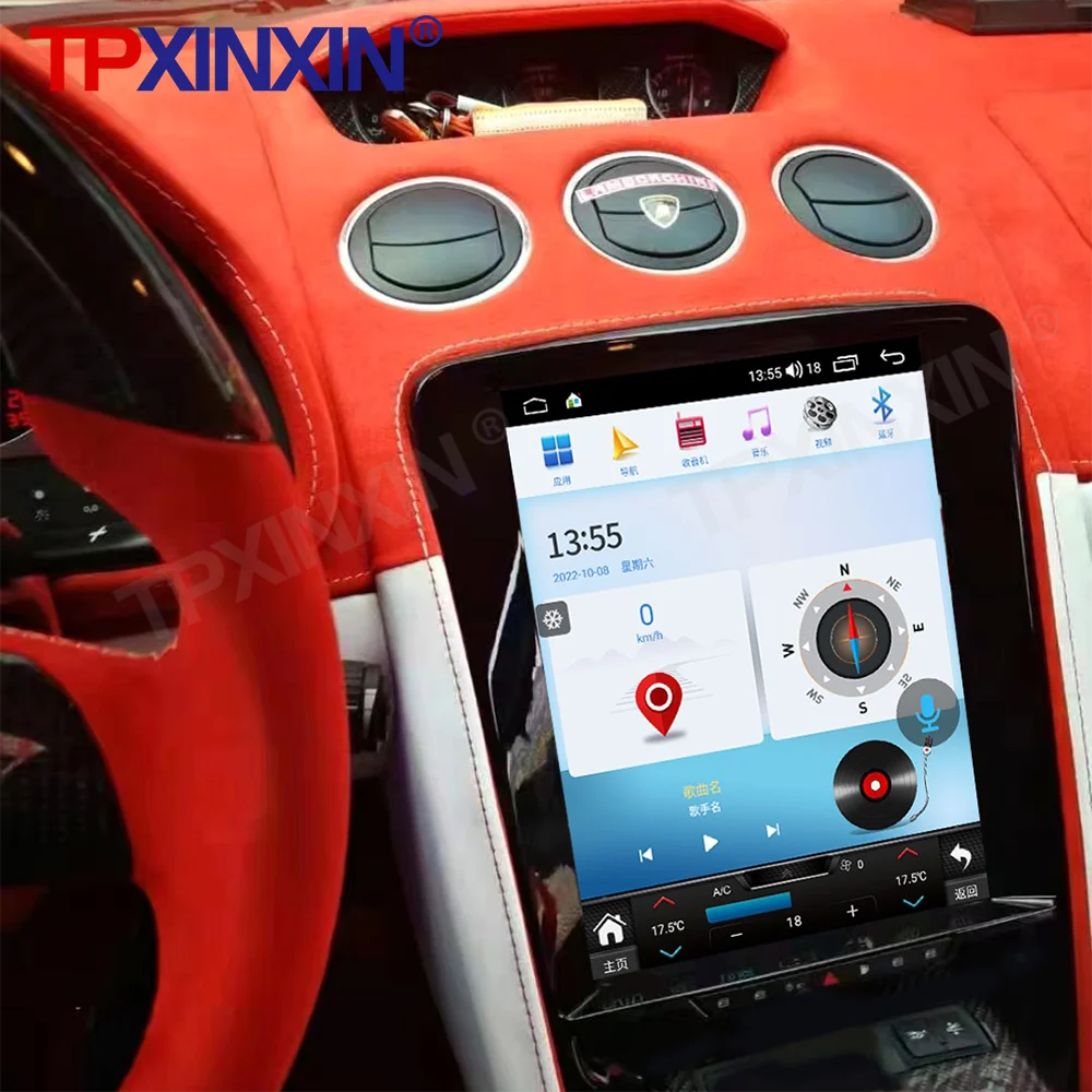 

12.1" Andorid Wireless Carplay Stereo For Lamborghili Gallardo 2003-2014 Car Multimedia Player GPS Navi Autoradio Tape Recorder