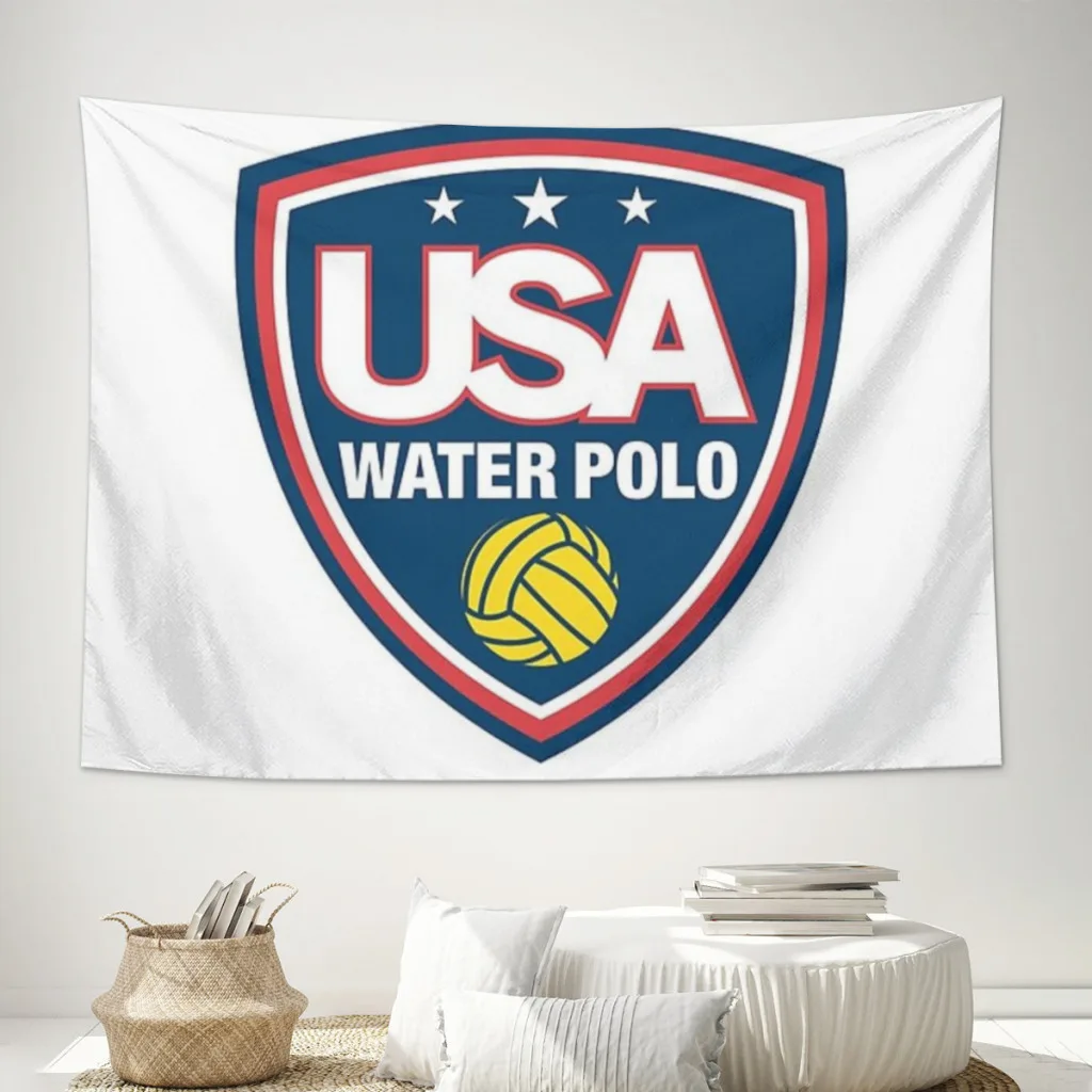 USA Water Polo Printed Tapestry,Decorative Tapestry Suitable For Living Room And Bedroom Decoration