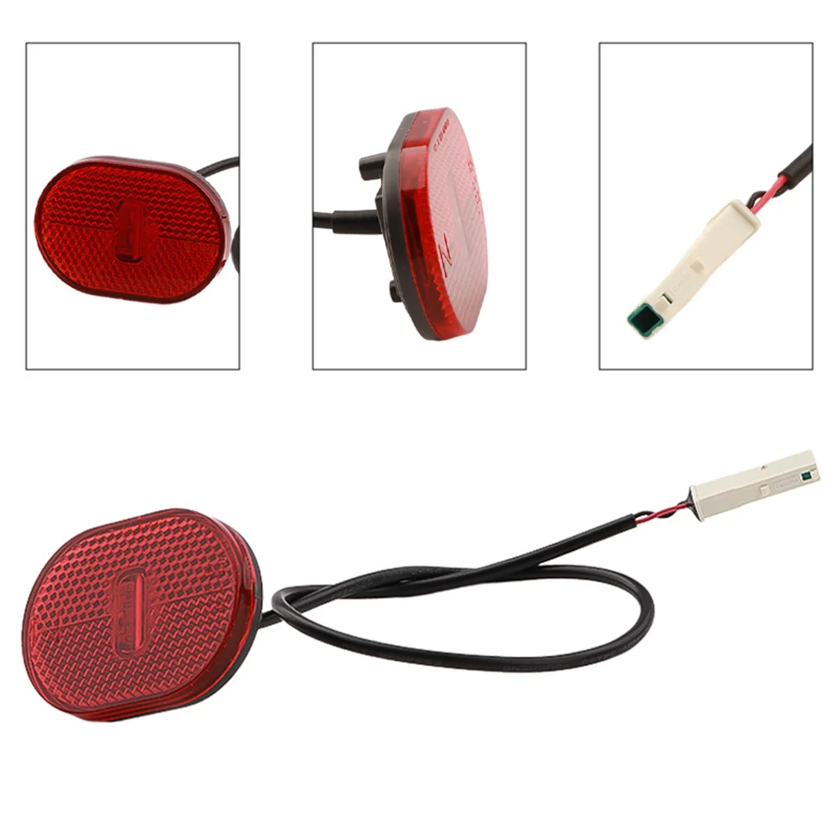 Rear Taillight for Xiaomi 4 Pro Mi4 Electric Scooter Fender Tail Lights Safe Lamp LED Stoplight Mudguard Brake Light