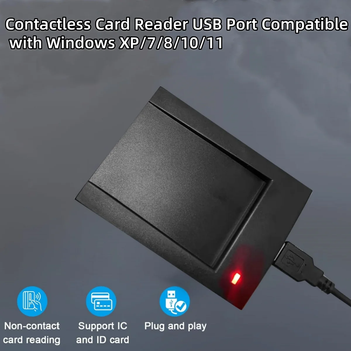 

CR10M 13.56MHZ USB Issuing Card module enrollment Device RFID DESKTOP READER WRITER IC cards for Access Control Office Presence
