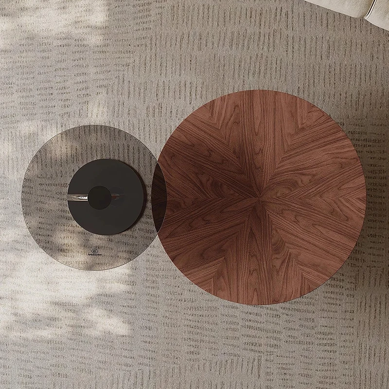 طاولة القهوة الجمالية الدائمة الفريدة من نوعها الديكور العتيق مصمم طاولة القهوة كتب الكمبيوتر ميسا أثاث المنزل المساعد