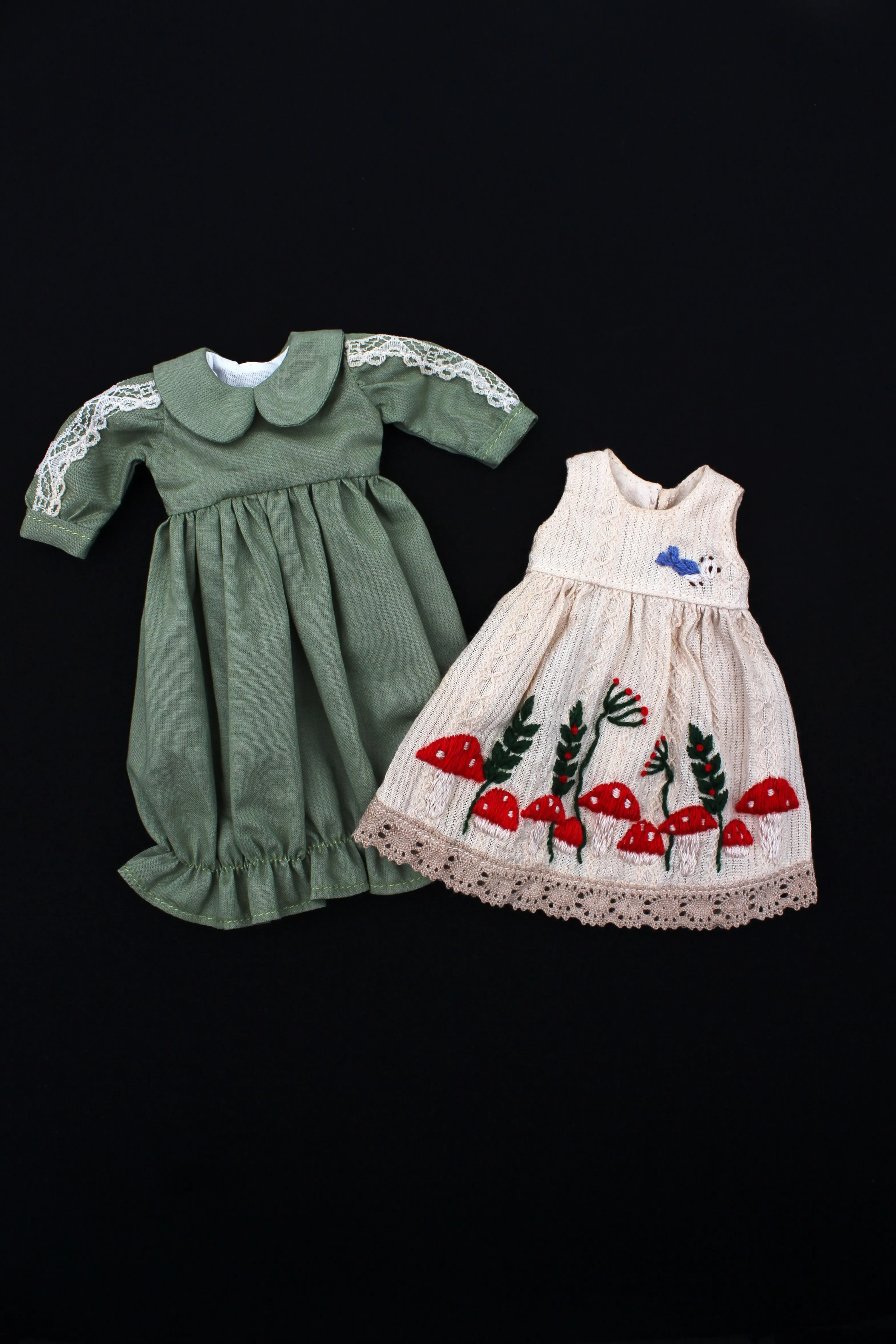 2026 Dula Doll Clothes Tea dye Mushroom embroidery Blythe Qbaby ob24 ob22 ob11 Azone Holala Licca ICY JerryB 1/6 