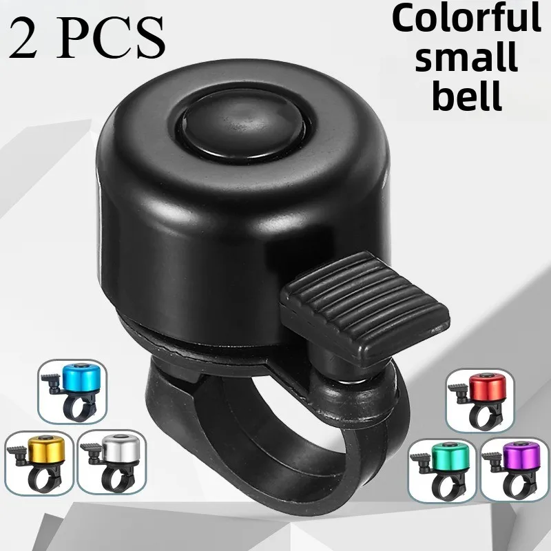 

PONERAIT MTB Bicycle Bell Invisible Q Bell Handlebar Ring Aluminium Alloy Invisible Horn Compact and Easy To Install Bike Bell