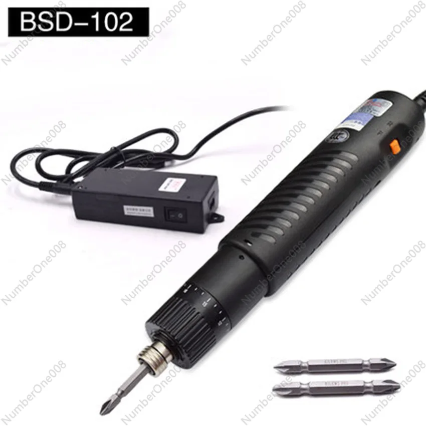 

Power Tools BSD-102 Straight Plug Type Electric Screwdriver, Adjustable Torque 4-35kgf.cm 220V 45W 1000r/min 6.35MM