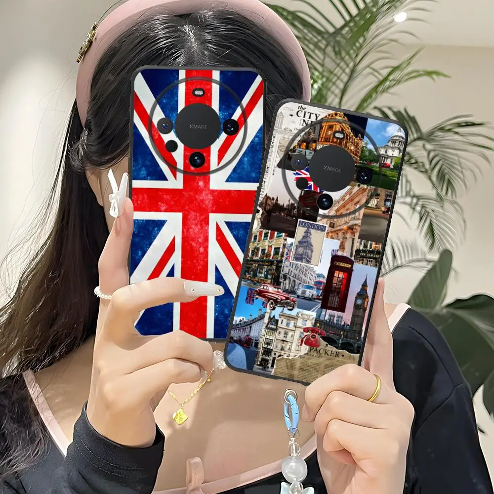 

Чехол для телефона с британским флагом Великобритании для Huawei Mate 60 50 40 30 20 10 Pro Plus Lite E 5G с цветным принтом, красивый чехол