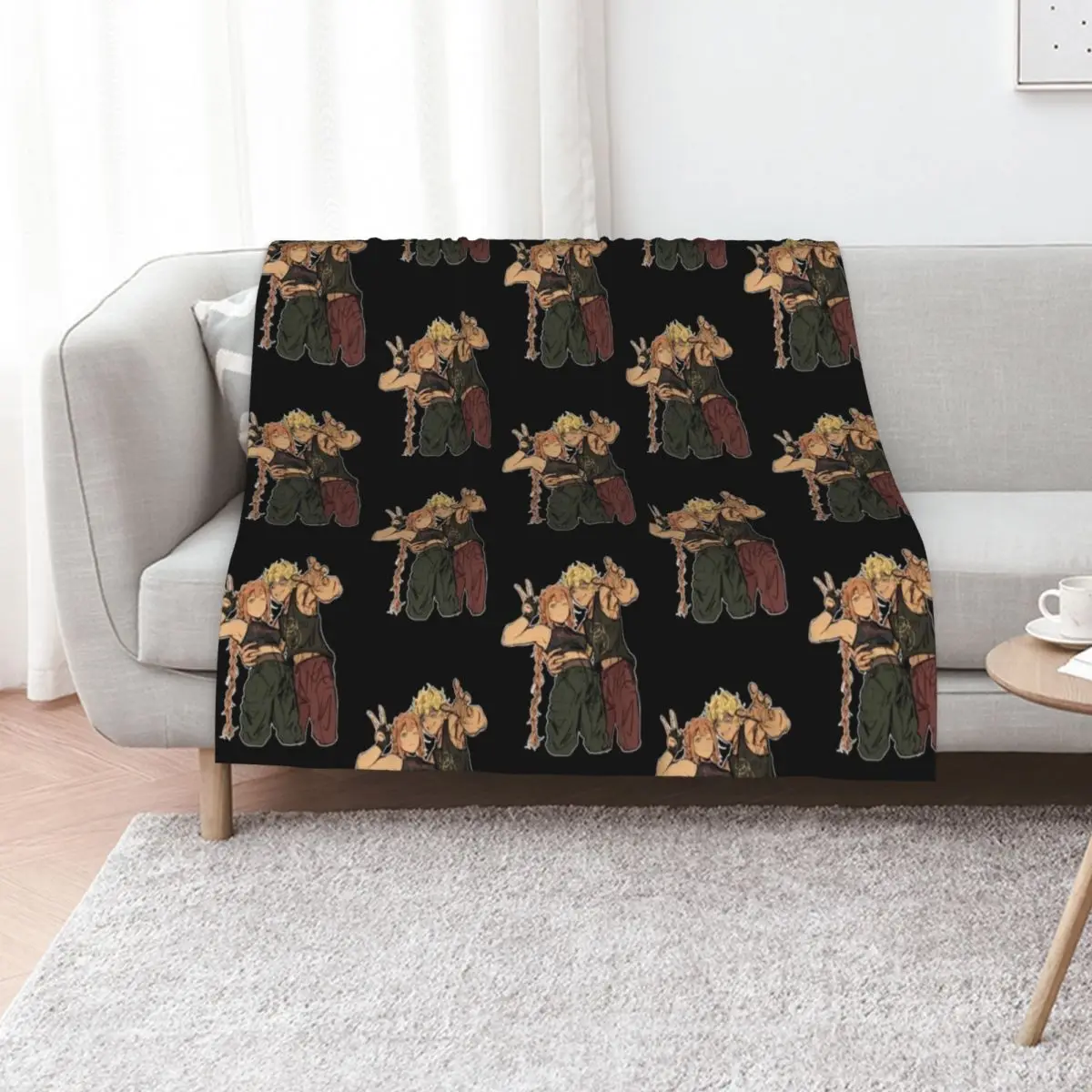 

Couple School Bus Graveyard Throw Blanket heavy to sleep Cute Plaid Blankets For Bed Extra Large Throw Blankets