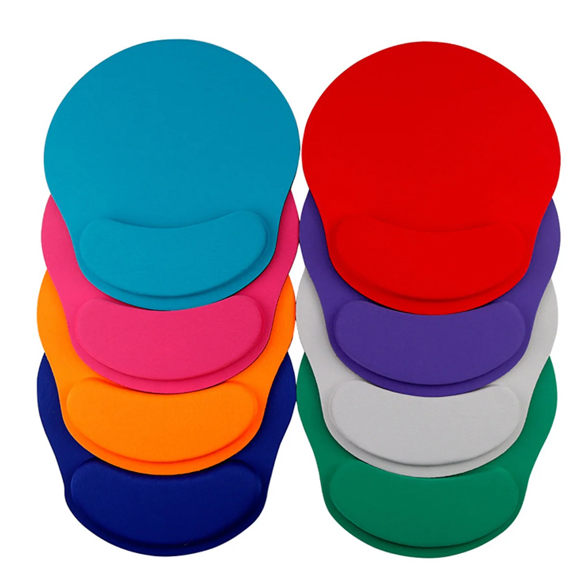Tapis de souris/tapis de bureau avec repose-poignet, support de poignet en gel antidérapant, adapté à l'utilisation sur PC/ordinateur portable, conception ergonomique, confort pour le poignet