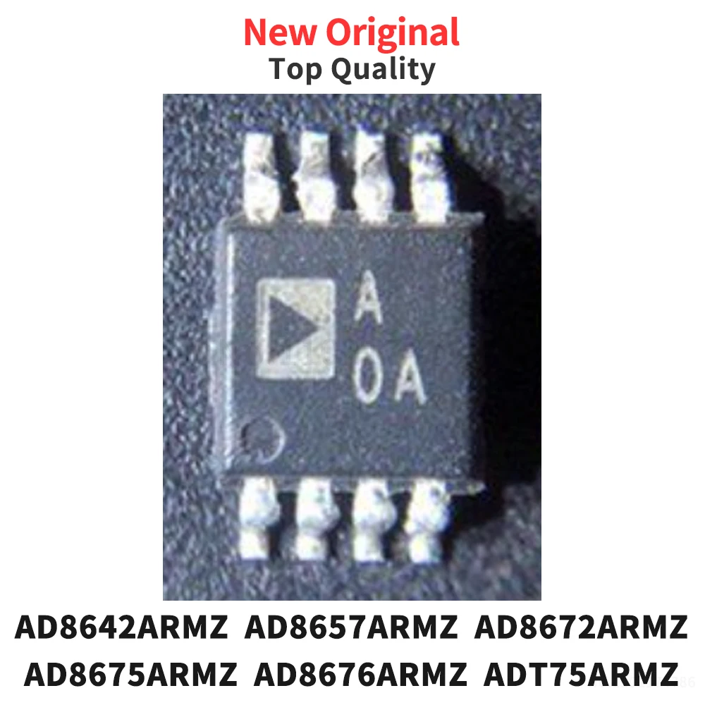 (1 Piece) AD8642ARMZ AD8657ARMZ AD8672ARMZ AD8675ARMZ AD8676ARMZ ADT75ARMZ MSOP New Original