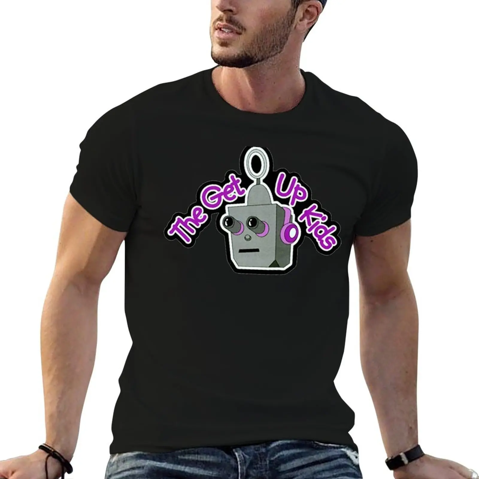 The Get Up Kids - Something To Write Home About Robot T-Shirt man clothes plain oversized t shirts for men
