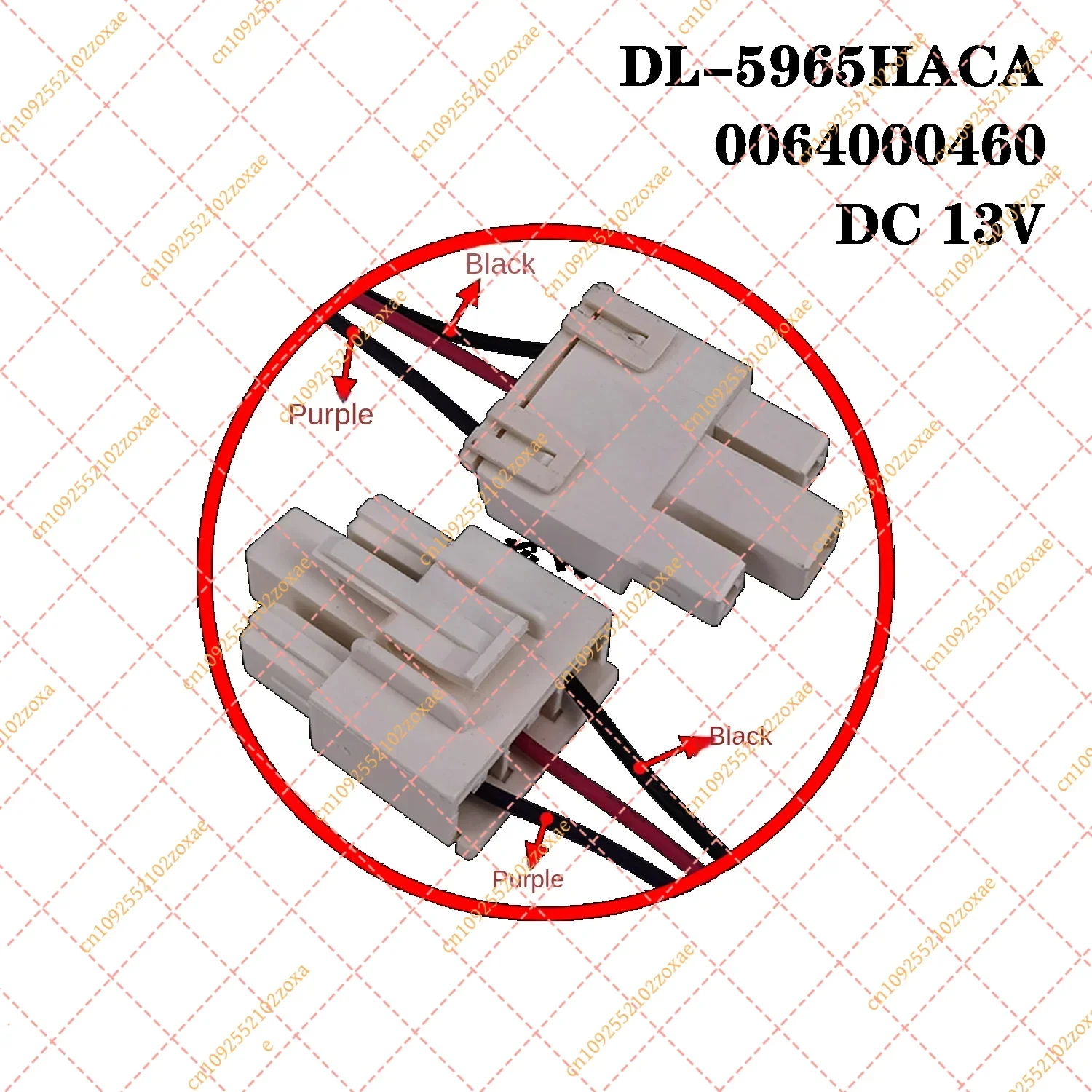 0064000460 DL-5985HACA Refrigerator Cooling Fan Motor 1.7W DC13V 1160r/min Fridge Freezer Spare Parts Condenser Fan