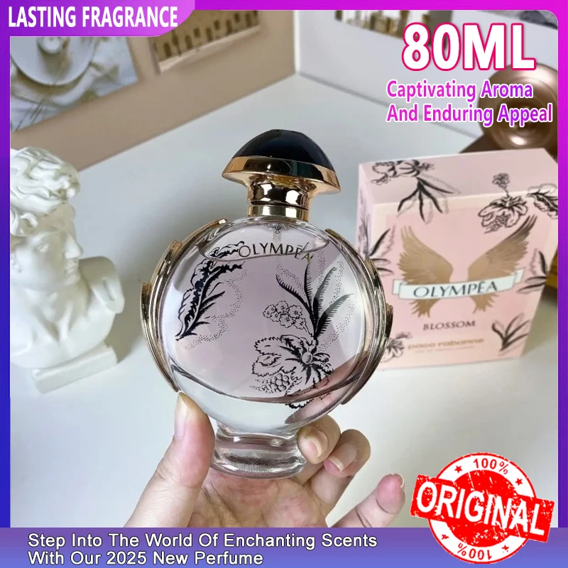 Spray corporal Rabanne Olympea Blossom de 80ml (Eau Ligero), fragancia de nicho inspirada en la flor de diosa caliente, Perfume de lujo de alta gama