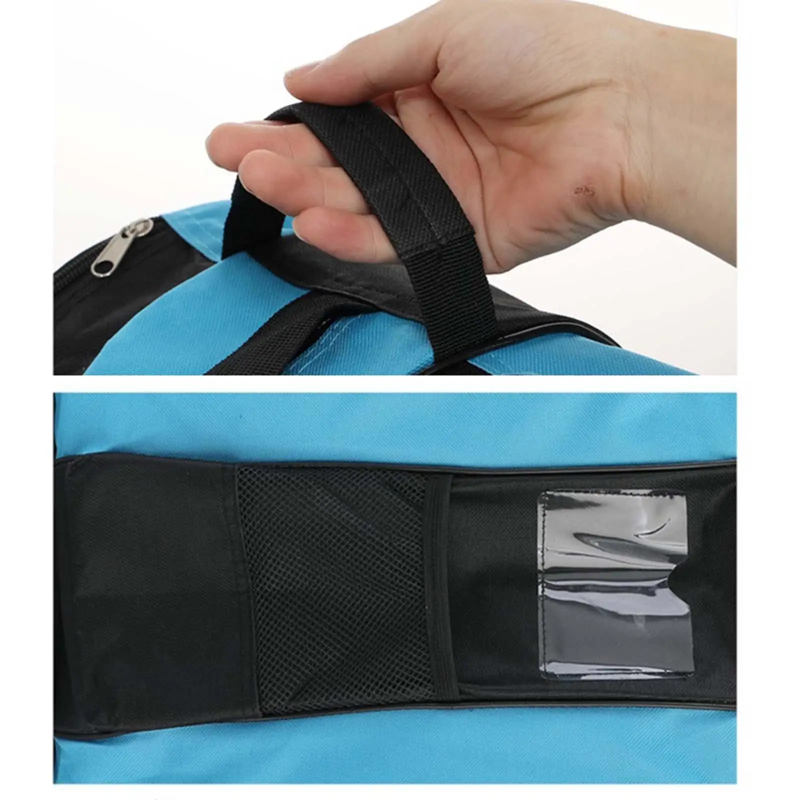 

Водонепроницаемая сумка для роликовых коньков с отделениями, органайзер для хранения роликовых коньков с регулируемым ремнем для спорта и путешествий