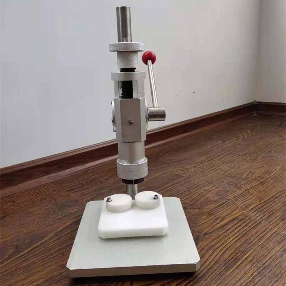 Máquina taponadora de botellas de Perfume Manual, máquina de sellado a presión, sellador de boca de botella prensado de anillo medio