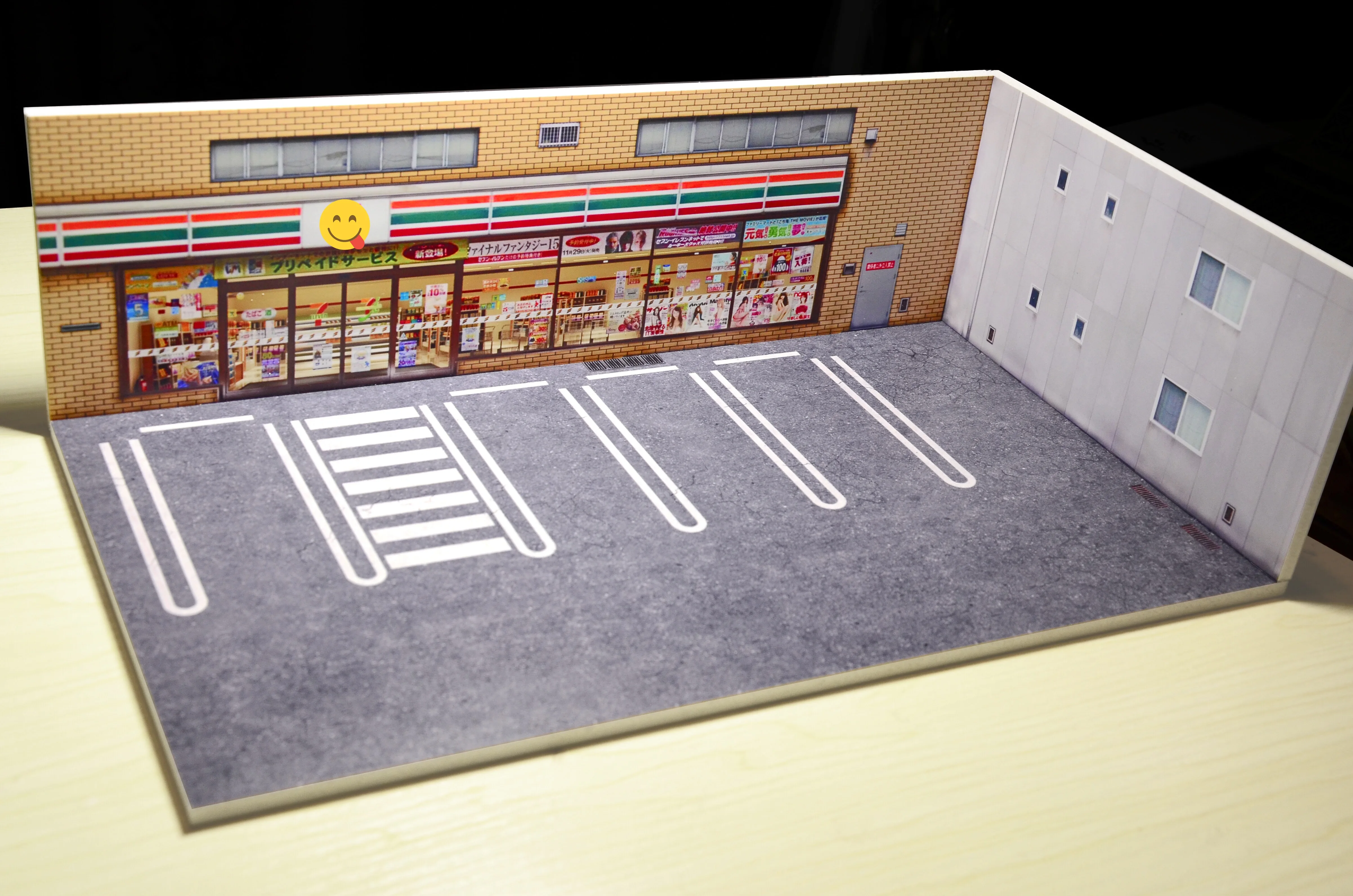 1/64 Scene Assembly Garage Display Model No. 4 Double Garage No. 2 Four-Car Convenience Store No. 5 Goddess Garage