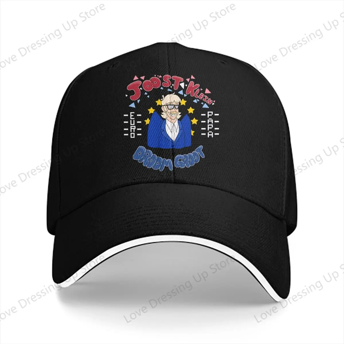 Summer Hip Hop  Joost Klein Europapa pixel art Baseball Cap Adjustable personality Golf Hat Outdoor sunshade hats Unisex Gift
