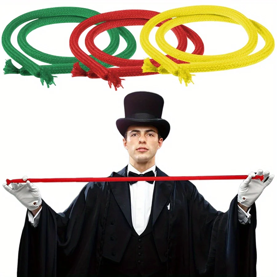 1pc マジックロープコメディ小道具柔軟な硬いイリュージョントリックステージクローズアップ初心者ビジュアルギャグ面白いパフォーマンススキル JXB