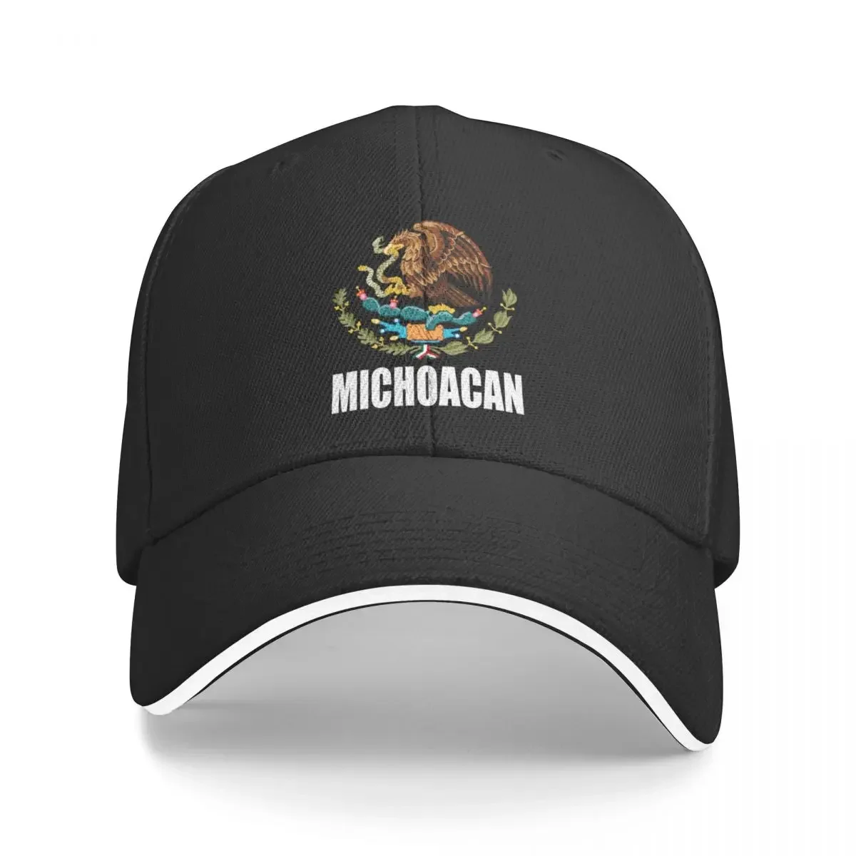 New Michoacan Mexican State Eagle Escudo Baseball Cap Anime Hat Beach Beach Outing Ladies Hat Men's