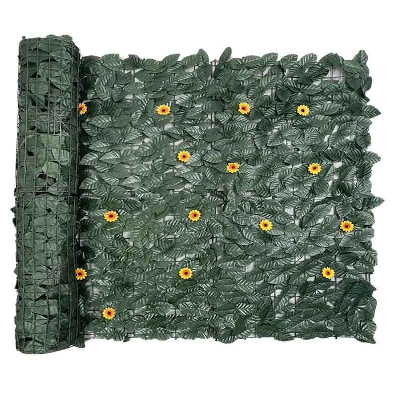 

Ivy Privacy Fence Balcony Privacy Fence Screen Decorative Breathable Rustproof Faux Backdrop for Outdoor Greenery Yard Apartment