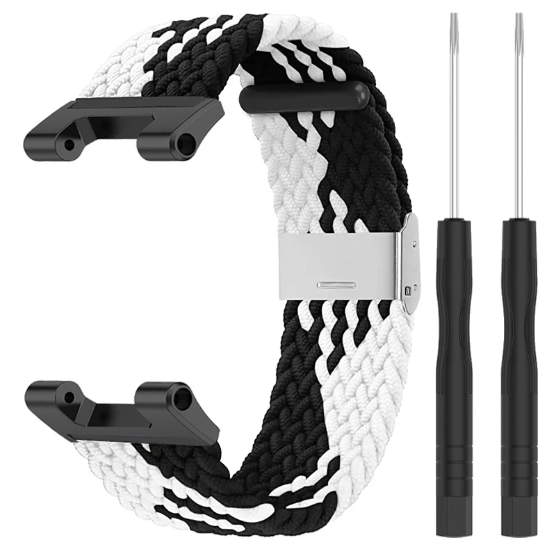 Elastic Braided Straps For Huami Amazfit T-Rex Smart Watch Band Nylon Adjustable Bracelet For Xiaomi Amazfit T-Rex Pro Trex Belt