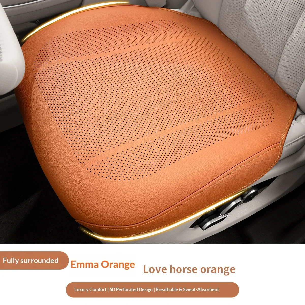 YAOLANG Nappa All Inclusive Front Seat Cushions, Car Front and Rear Seat Cushions, Protective Covers, Comfortable and Breathable