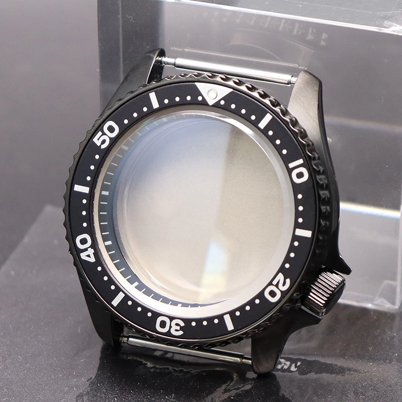 

PVD Black 20bar Waterproof at 3.8 SKX 42.5mm Diving Watch Case For Seiko NH35 NH36 NH38 NH34 Movement 28.5mm Dial Sapphire Glass