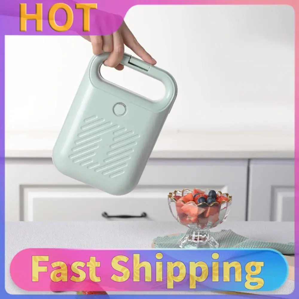 Electric Sandwich Maker Panini Press with Non-Stick Coating Home Toaster Portable Light Food Making Machine for Home Kitchen